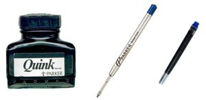 Parker  Refill & ink - Recharge & encre